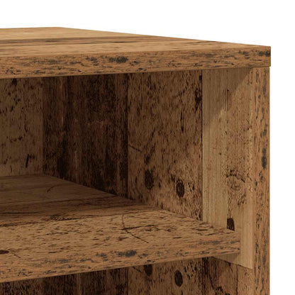 Shoe Cabinet Set of 2 Old wood Engineered wood Compact