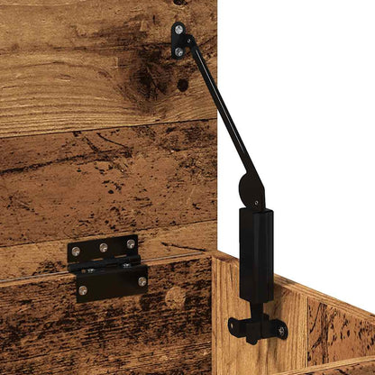 Old Wood Shoe Bench Engineered Wood Small Rectangular Modern