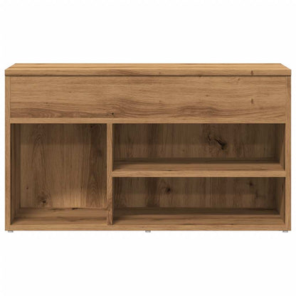 Shoe Bench Artisan Oak Engineered wood Medium Shoe Storage Bench