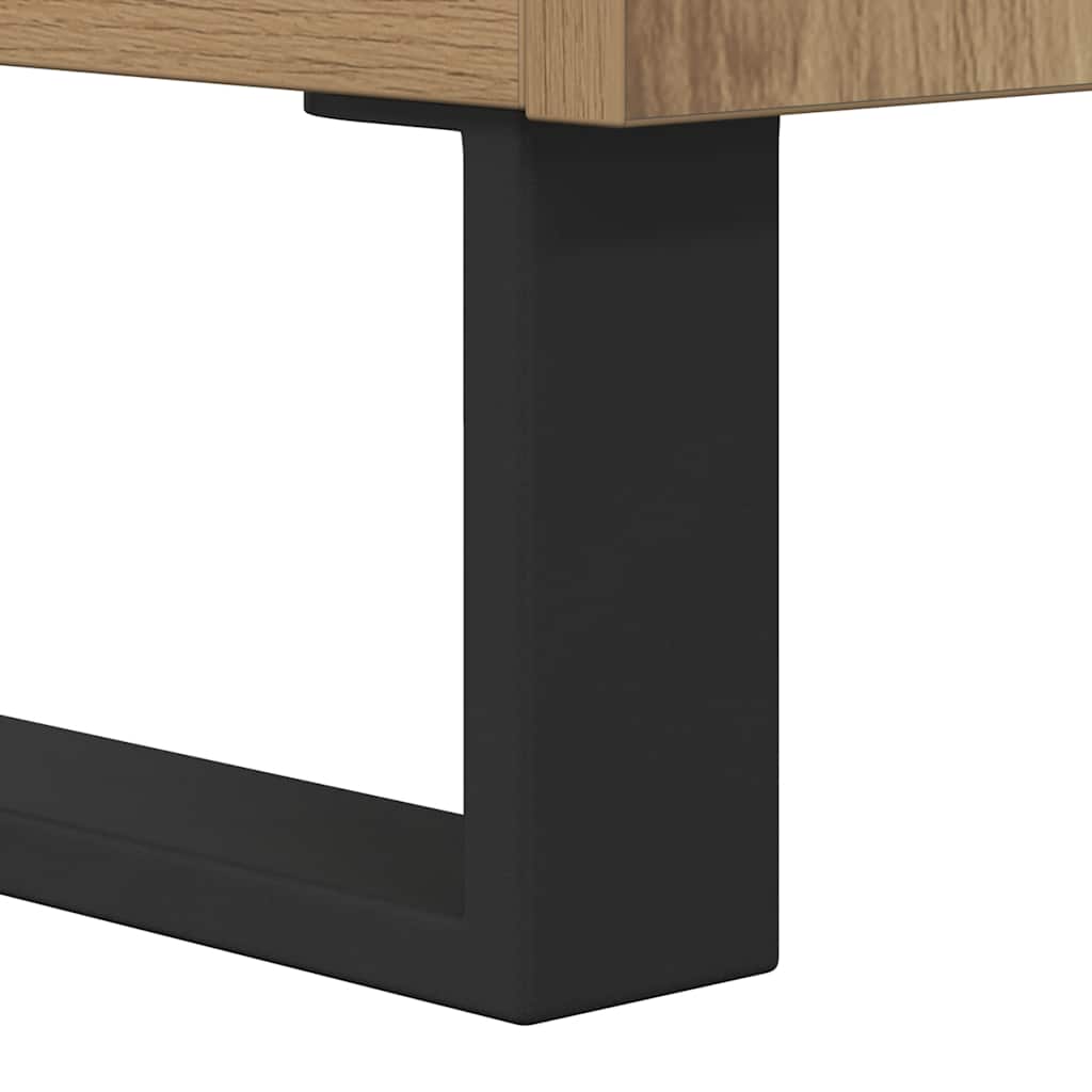 Record Cabinet Artisan oak Engineered wood and iron Medium