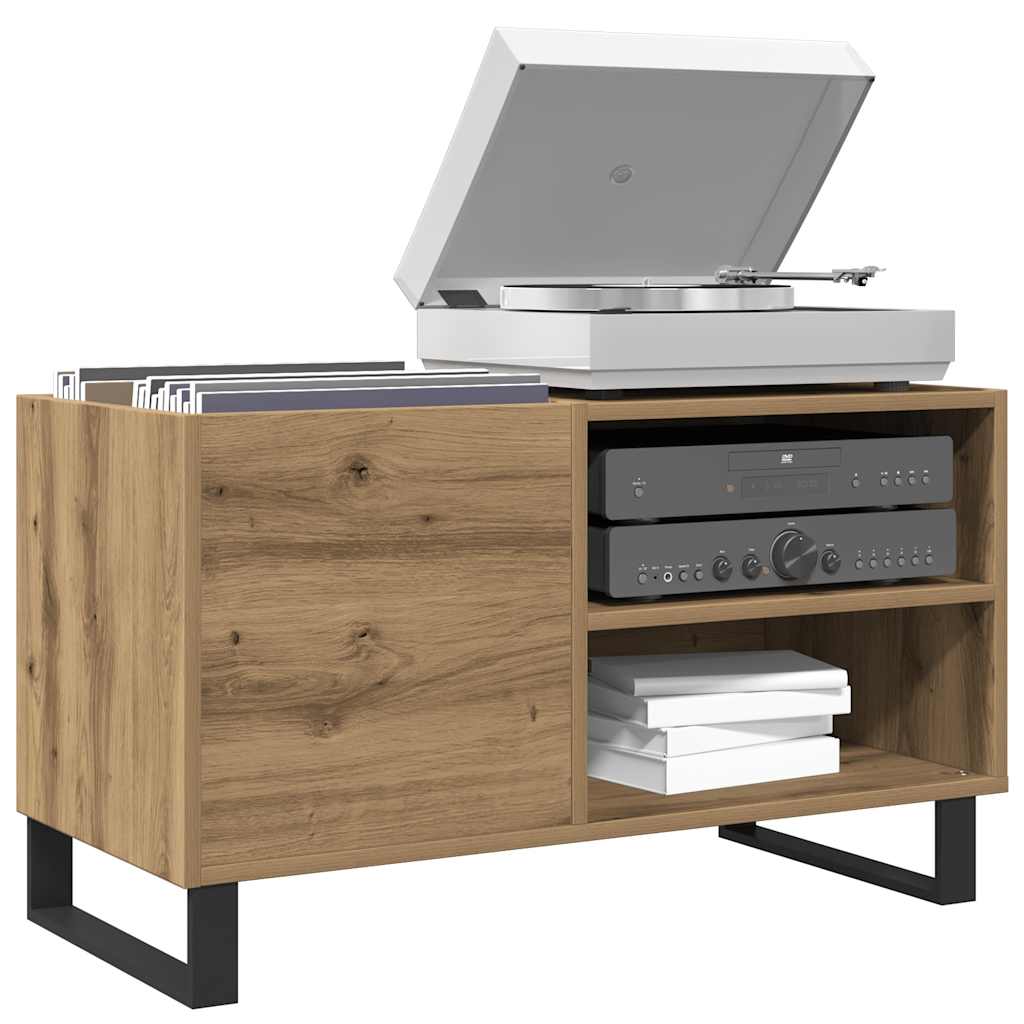 Record Cabinet Artisan oak Engineered wood and iron Medium