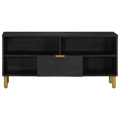 TV Cabinet Black Engineered wood Small TV Cabinet Rectangular