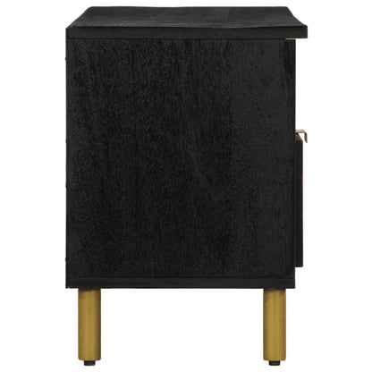 TV Cabinet Black Engineered wood Small TV Cabinet Rectangular