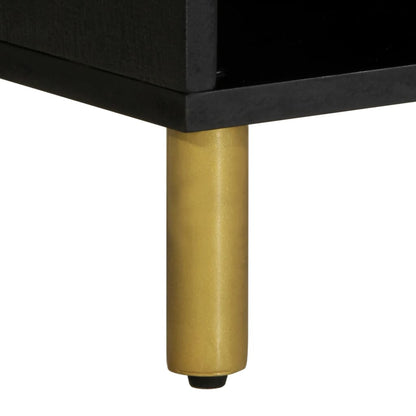 TV Cabinet Black Engineered wood Small TV Cabinet Rectangular