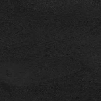 Sideboard Black Engineered wood, solid mango wood, brass