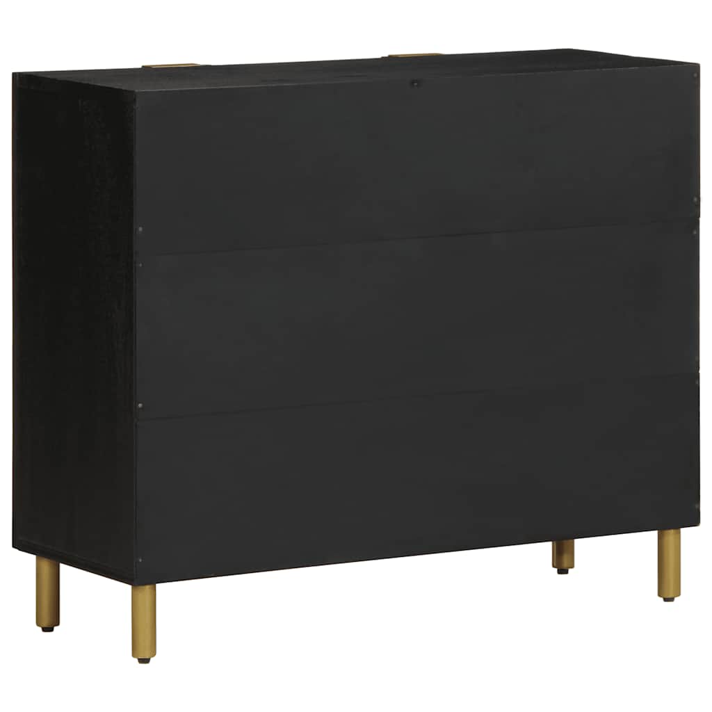 Sideboard Black Engineered wood Medium Sideboard Rectangular