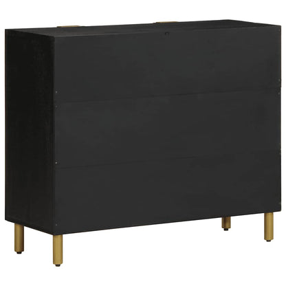 Sideboard Black Engineered wood Medium Sideboard Rectangular