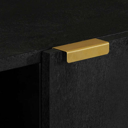 Sideboard Black Engineered wood Medium Sideboard Rectangular