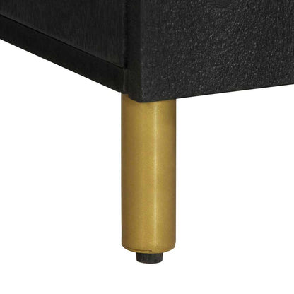 Sideboard Black Engineered wood Medium Sideboard Rectangular