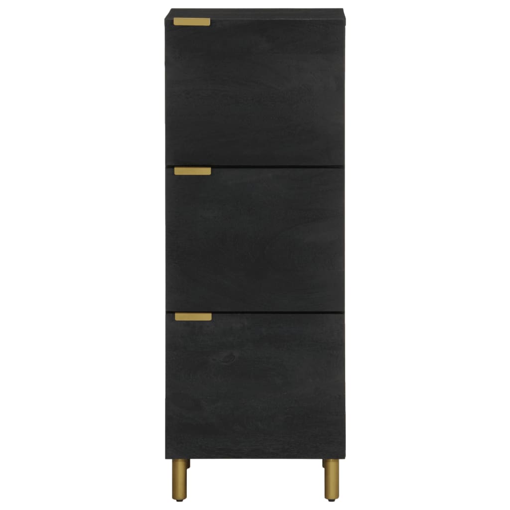 Highboard Black Engineered wood, Metal Large Highboard