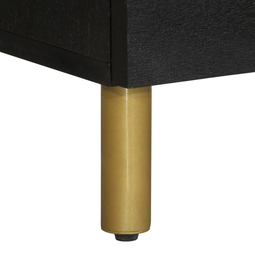 Highboard Black Engineered wood, Metal Large Highboard