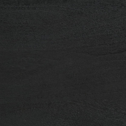 Highboard Black Engineered wood, Solid mango wood, Brass Compact