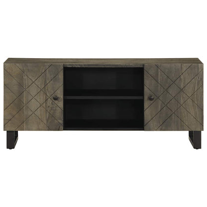 TV Cabinet Black with grey finish