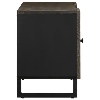 TV Cabinet Black with grey finish