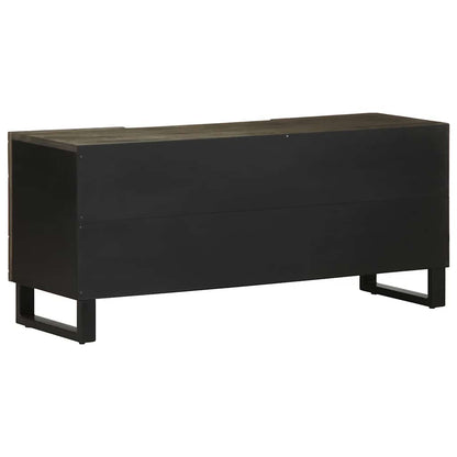 TV Cabinet Black with grey finish