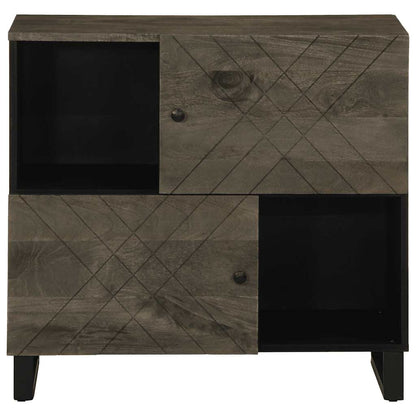 Sideboard Black Solid mango wood Medium Sideboard Rectangular