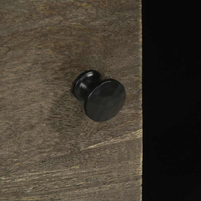 Sideboard Black Solid mango wood Medium Sideboard Rectangular