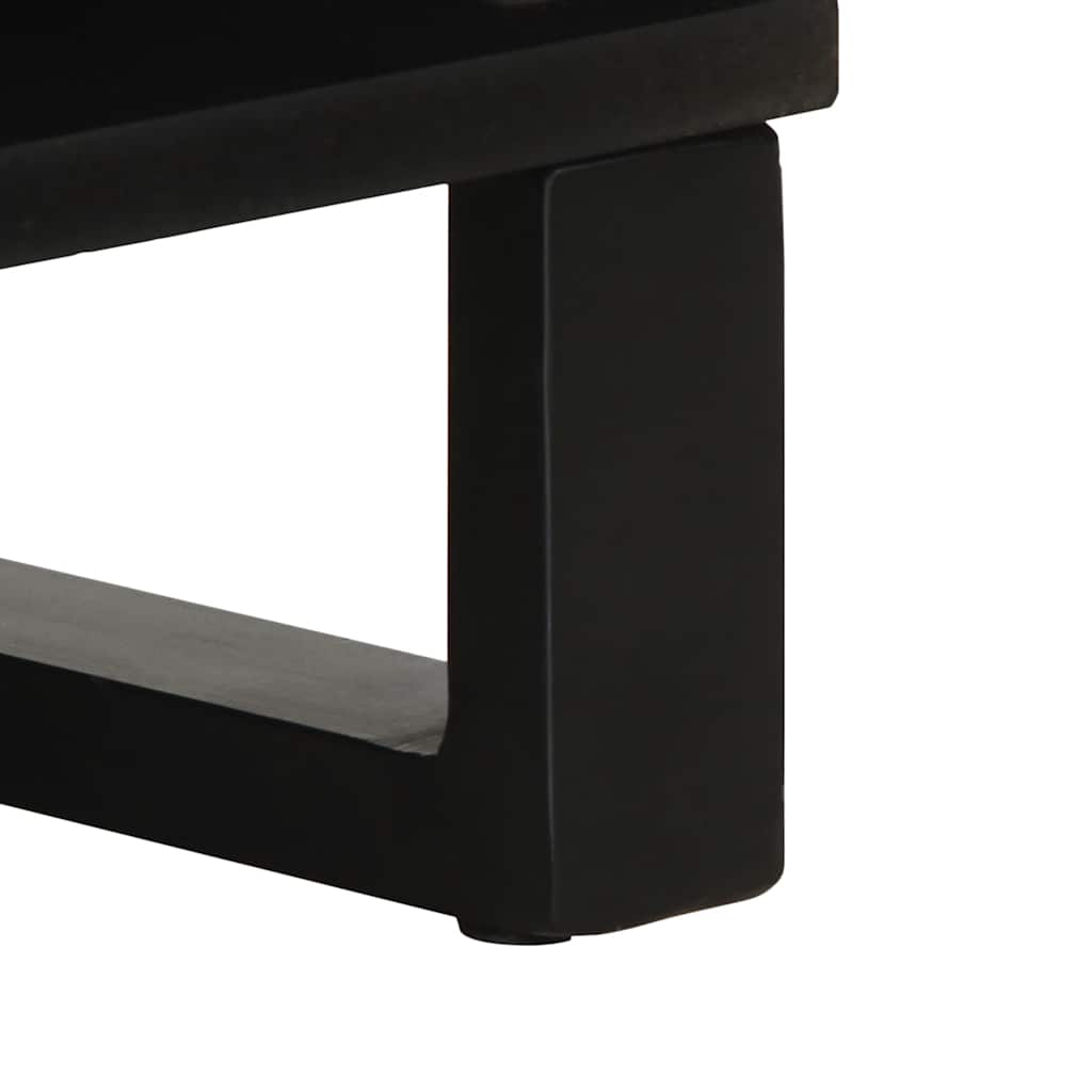 Sideboard Black Solid mango wood Medium Sideboard Rectangular