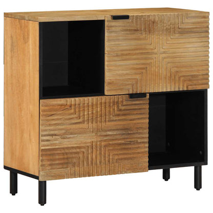 Sideboard Brown Solid Mango Wood Medium Sideboard Rectangular