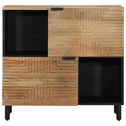 Sideboard Brown Solid Mango Wood Medium Sideboard Rectangular