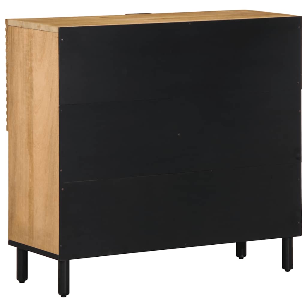 Sideboard Brown Solid Mango Wood Medium Sideboard Rectangular