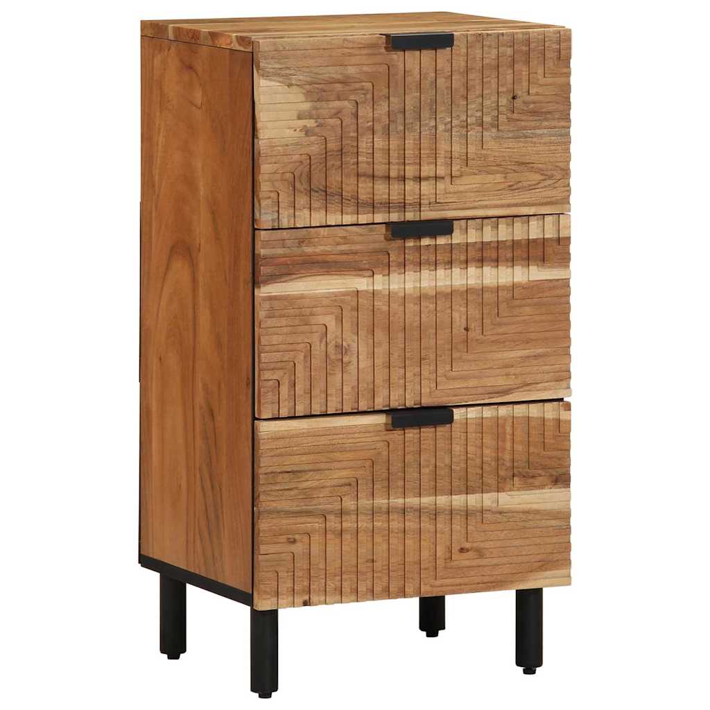 Sideboard with Shelf Brown 40 x 33 x 75 cm Solid Acacia wood