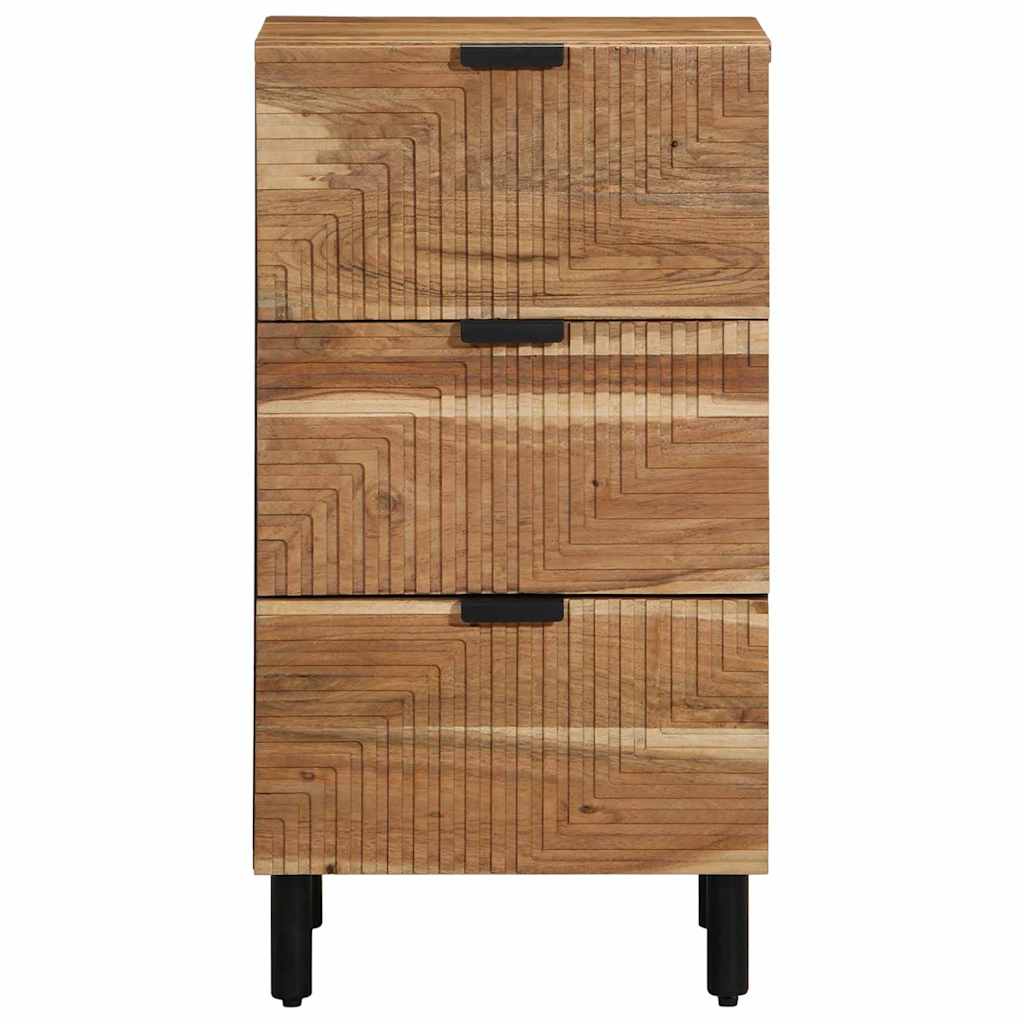 Sideboard with Shelf Brown 40 x 33 x 75 cm Solid Acacia wood