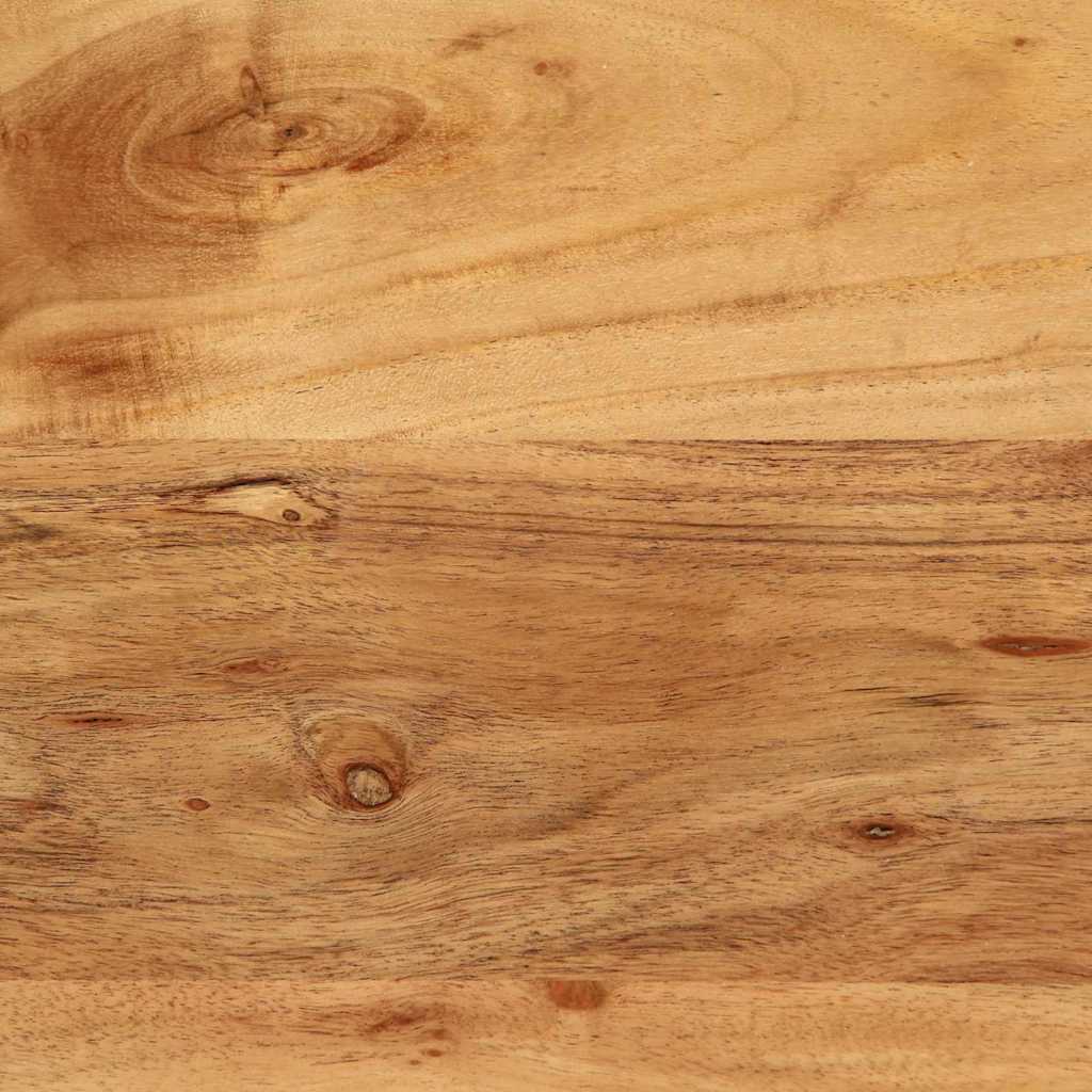 Sideboard with Door Brown 23.6" x 13" x 29.5" Solid Acacia wood