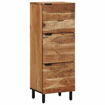 Highboard with Shelf Brown 40 x 33 x 110 cm Solid Acacia wood