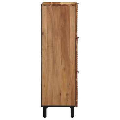 Highboard with Shelf Brown 40 x 33 x 110 cm Solid Acacia wood
