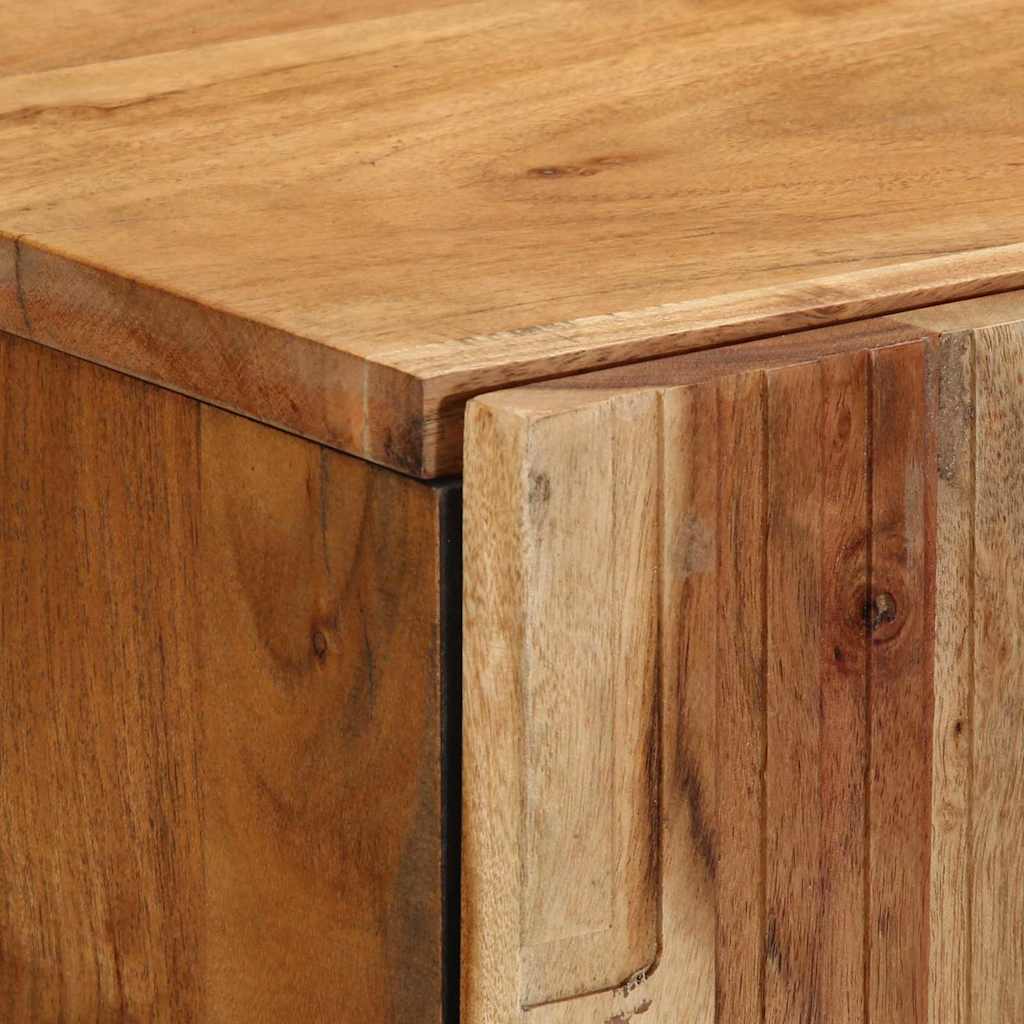 Highboard with Shelf Brown 60 x 33 x 100 cm Solid Acacia wood