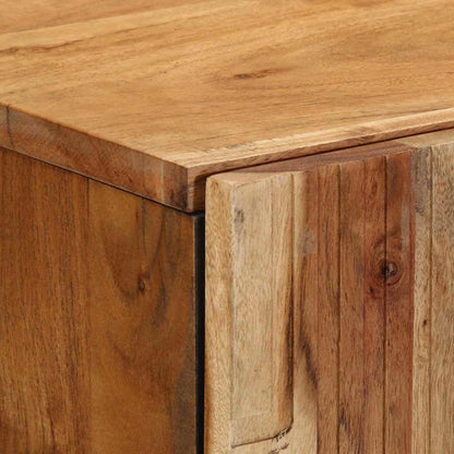 Highboard with Shelf Brown 60 x 33 x 100 cm Solid Acacia wood