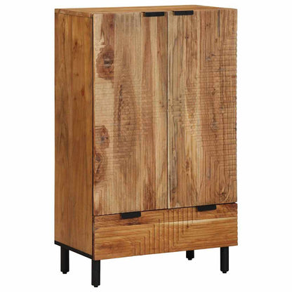 Highboard with Shelf Brown 60 x 33 x 100 cm Solid Acacia wood