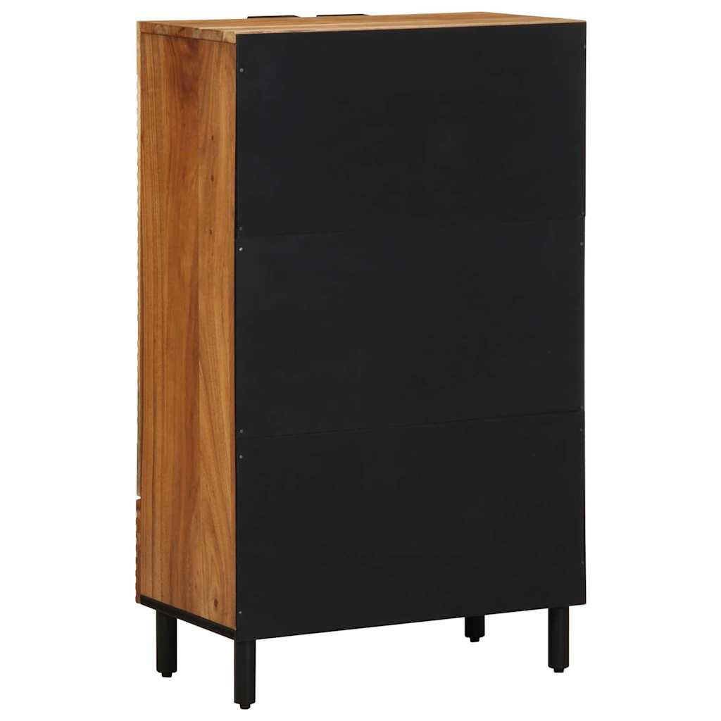 Highboard with Shelf Brown 60 x 33 x 100 cm Solid Acacia wood