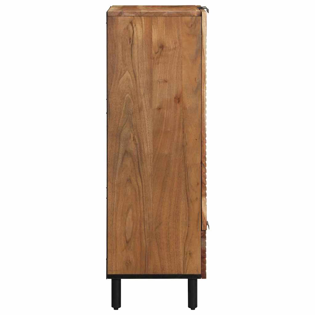 Highboard with Shelf Brown 60 x 33 x 100 cm Solid Acacia wood