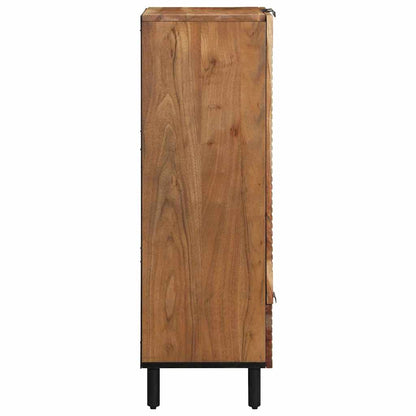 Highboard with Shelf Brown 60 x 33 x 100 cm Solid Acacia wood