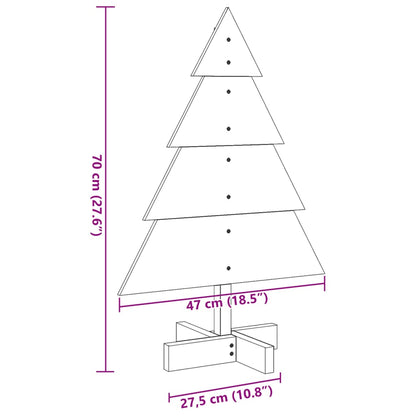 Wooden Christmas Tree Natural wood Solid wood Medium