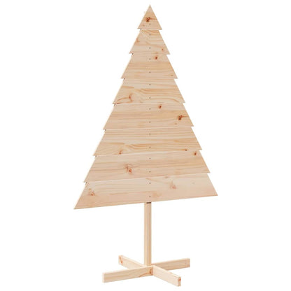 Wooden Christmas Tree Natural Wood Solid Wood 59.1 in