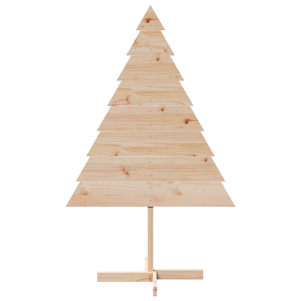 Wooden Christmas Tree Natural Wood Solid Wood 59.1 in