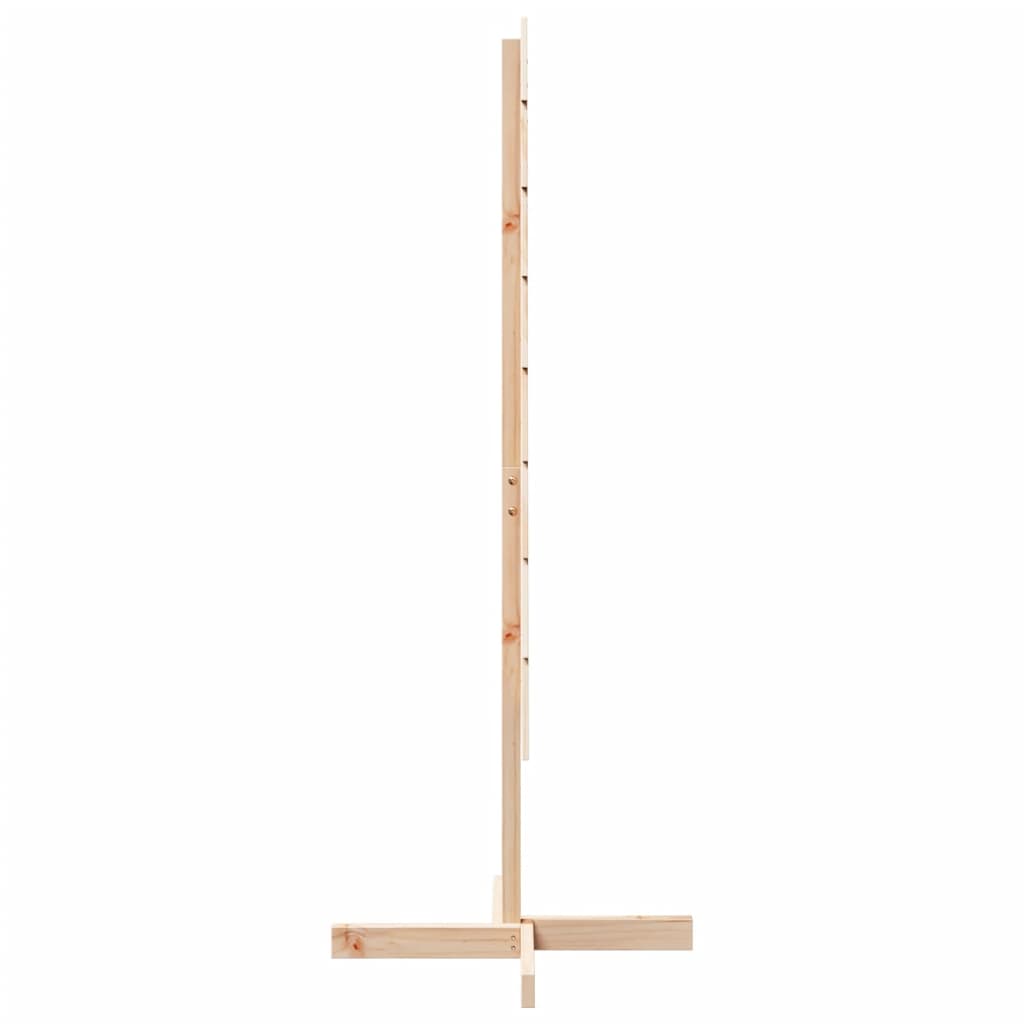Wooden Christmas Tree Natural Wood Solid Wood 59.1 in