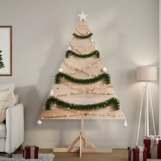 Wooden Christmas Tree Natural wood Solid wood 70.9 in height