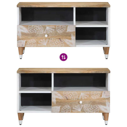 TV Cabinet Mango natural with white