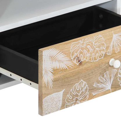 TV Cabinet Mango natural with white