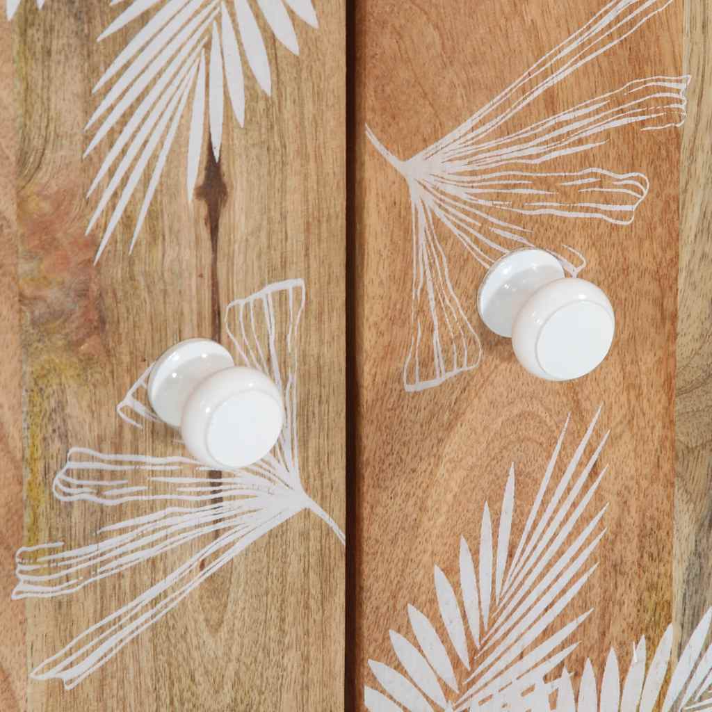 Sideboard Natural Mango with White Paint