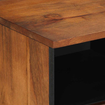 TV Cabinet with Drawer Honey Brown 27.56 x 12.99 x 18.11 in