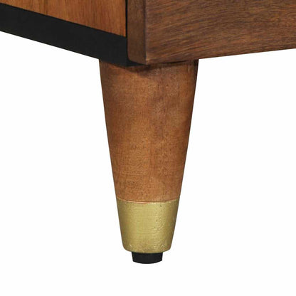 TV Cabinet with Drawer Honey Brown 27.56 x 12.99 x 18.11 in