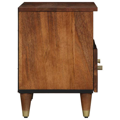 TV Cabinet with Drawer Honey Brown 27.56 x 12.99 x 18.11 in