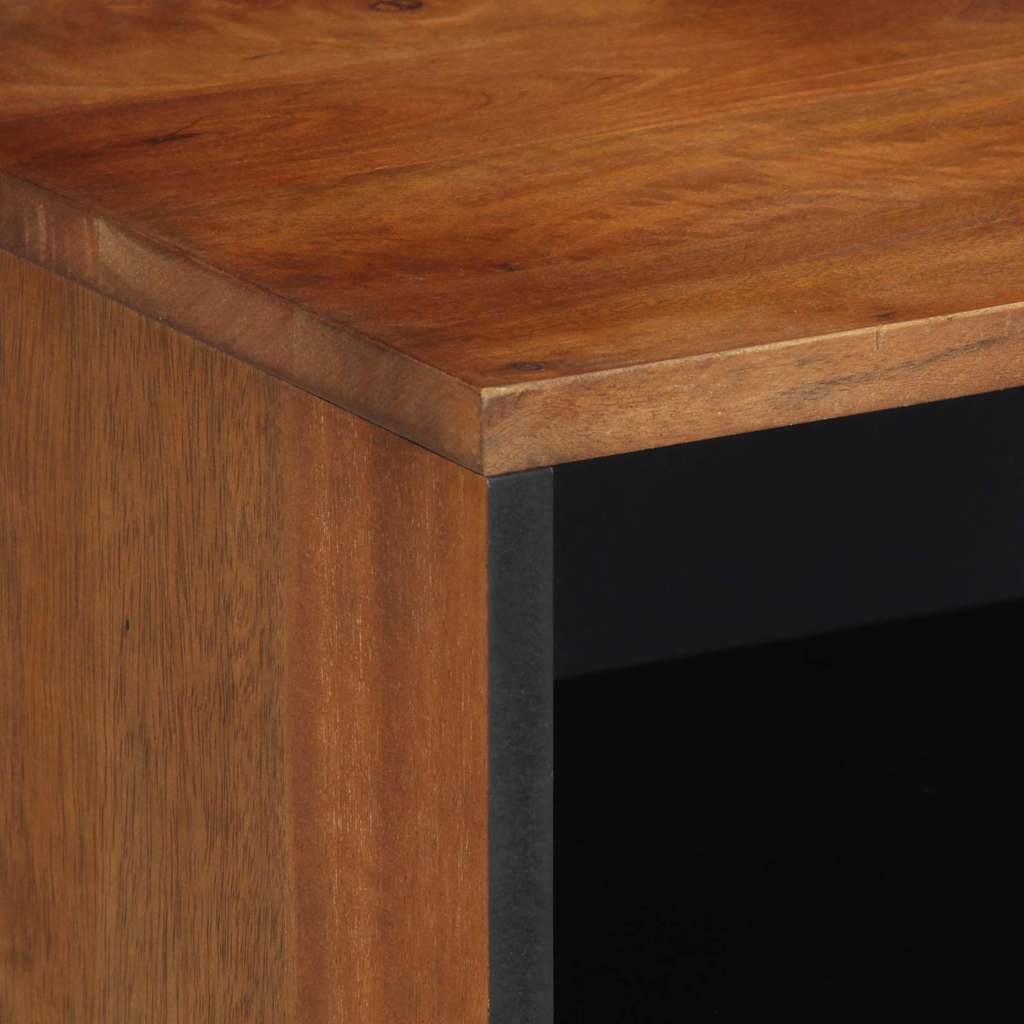 TV Cabinet with Shelf Brown 80 x 31.5 x 46 cm Solid Mango wood