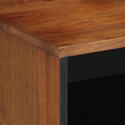 TV Cabinet with Shelf Brown 80 x 31.5 x 46 cm Solid Mango wood