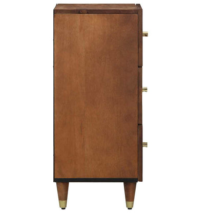 Sideboard Brown 15.75 x 12.99 x 29.53 in Solid Mango Wood